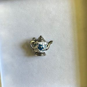 James avery tea pot enamel charm